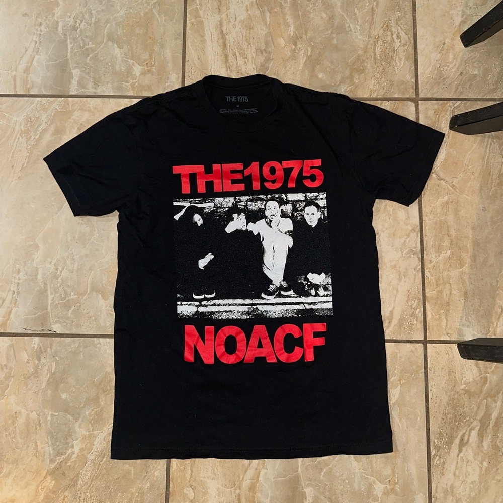 Black The 1975 Adult NOACF Promo T-Shirt Size M